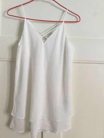 Top XS weiss débardeur