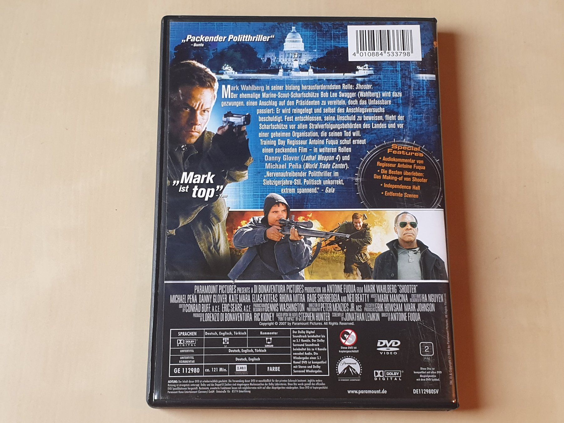 Alle DVDs: Shooter – Gebraucht aus Stansstad von collectorsshop 1