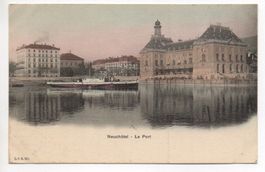 NEUCHÂTEL Le Port Dampfschiff Hallwil