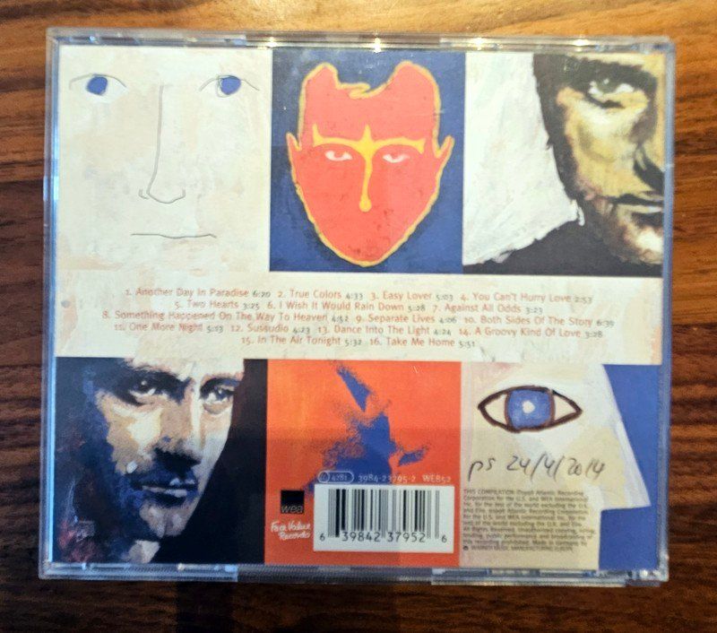 CD: CD Pop: Phil Collins: "...Hits" – Usato da Zürich venduto da phillyboy2007 1