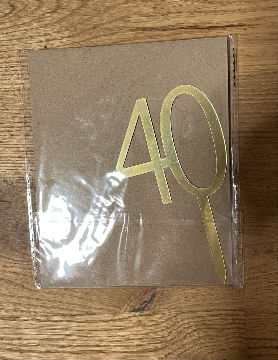 Tutte le decorazioni: Deko 40ster Geburtstag  – Nuovo e nell'imballaggio originale da Murten venduto da Somasi2 1
