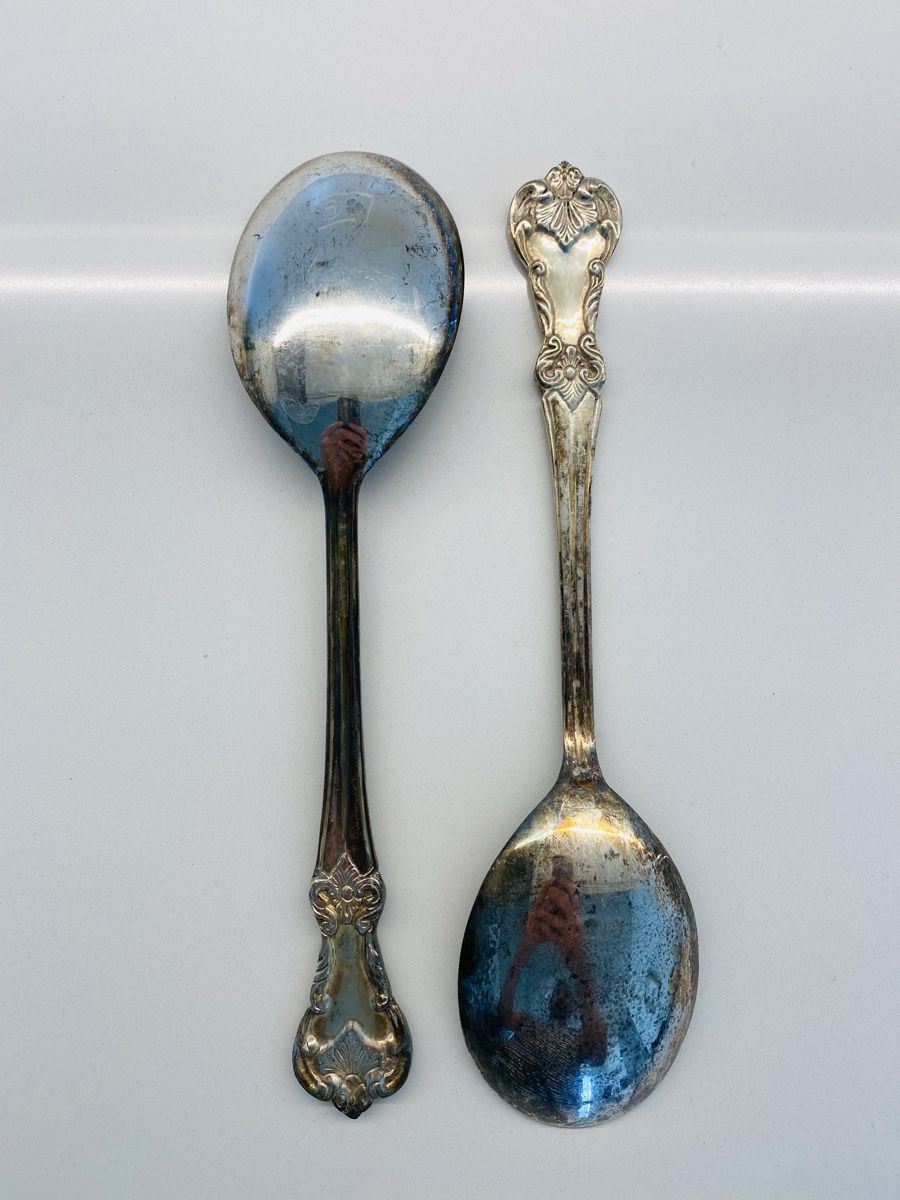 Cucchiai: Versilberte Servierlöffel Set 25 x 6 cm – Usato da Basel venduto da phidelitas 2