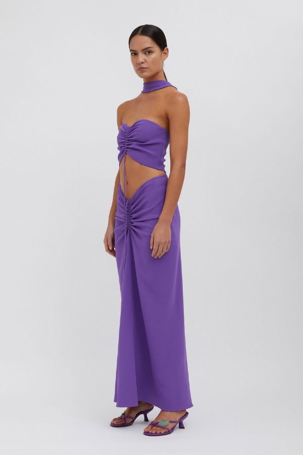 Cult Gaia Vestiti: Christopher Esber Maxikleid Lila mit Cut-out Grösse M – Nuovo (secondo la descrizione) da Zürich venduto da kiflicaodcokolade 2