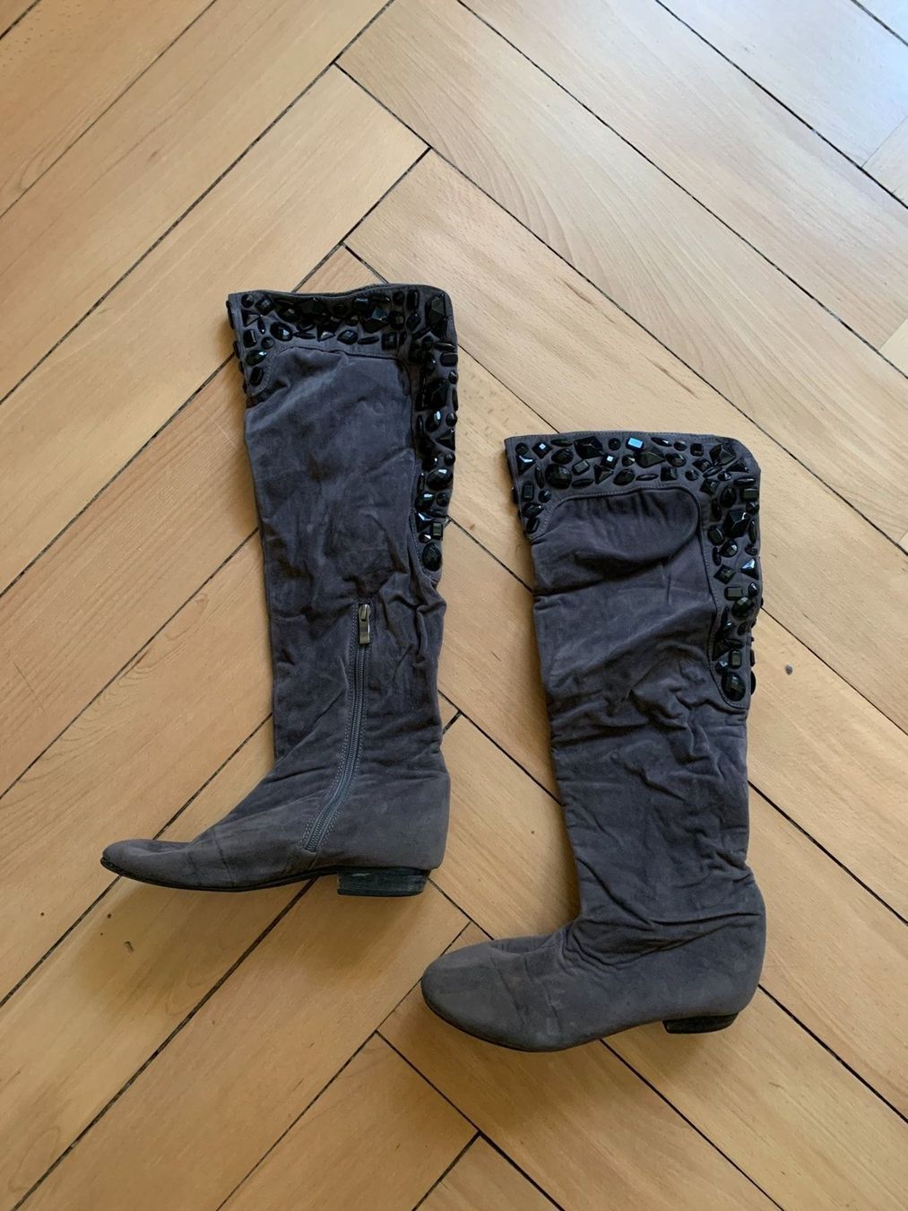 Damenschuhe: LE SCARPE - Stiefel taupe 37 – Gebraucht aus Zürich von Diazaio