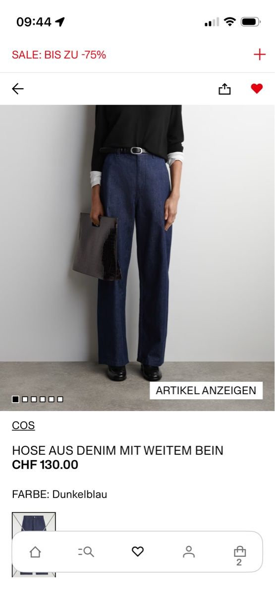 Cos Jeans: Neue Jeans von COS, Grösse 32 – Nuovo (secondo la descrizione) da Bern venduto da Emilusipi 3