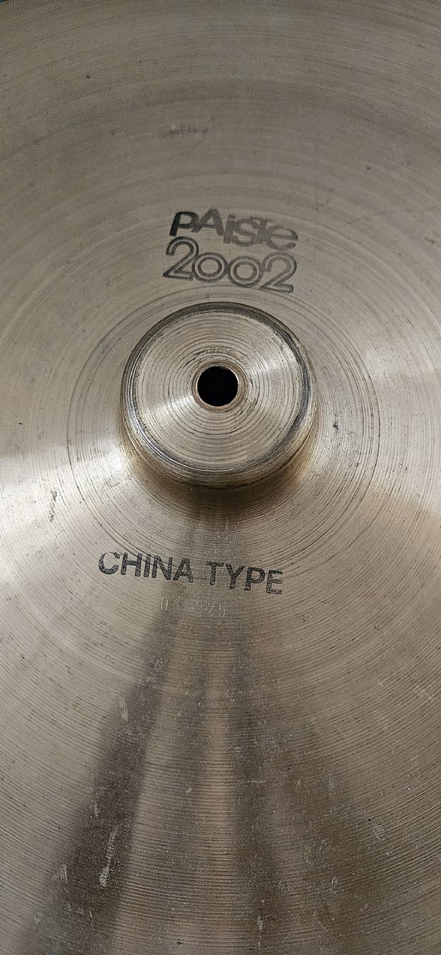 Paiste Strumenti musicali: Paiste 2002 China Type Becken 18" – Usato da Rapperswil SG venduto da Portschluessel 1