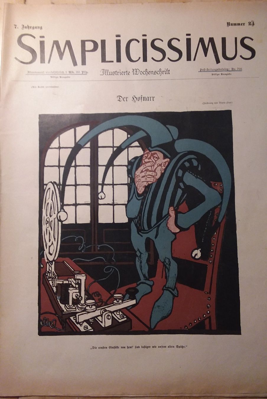 Zeitschriften & Magazine: 21 Antike Wochenzeitschrift Simplicissimus ca.1902 – Gebraucht aus Hunzenschwil von rotebaer 4