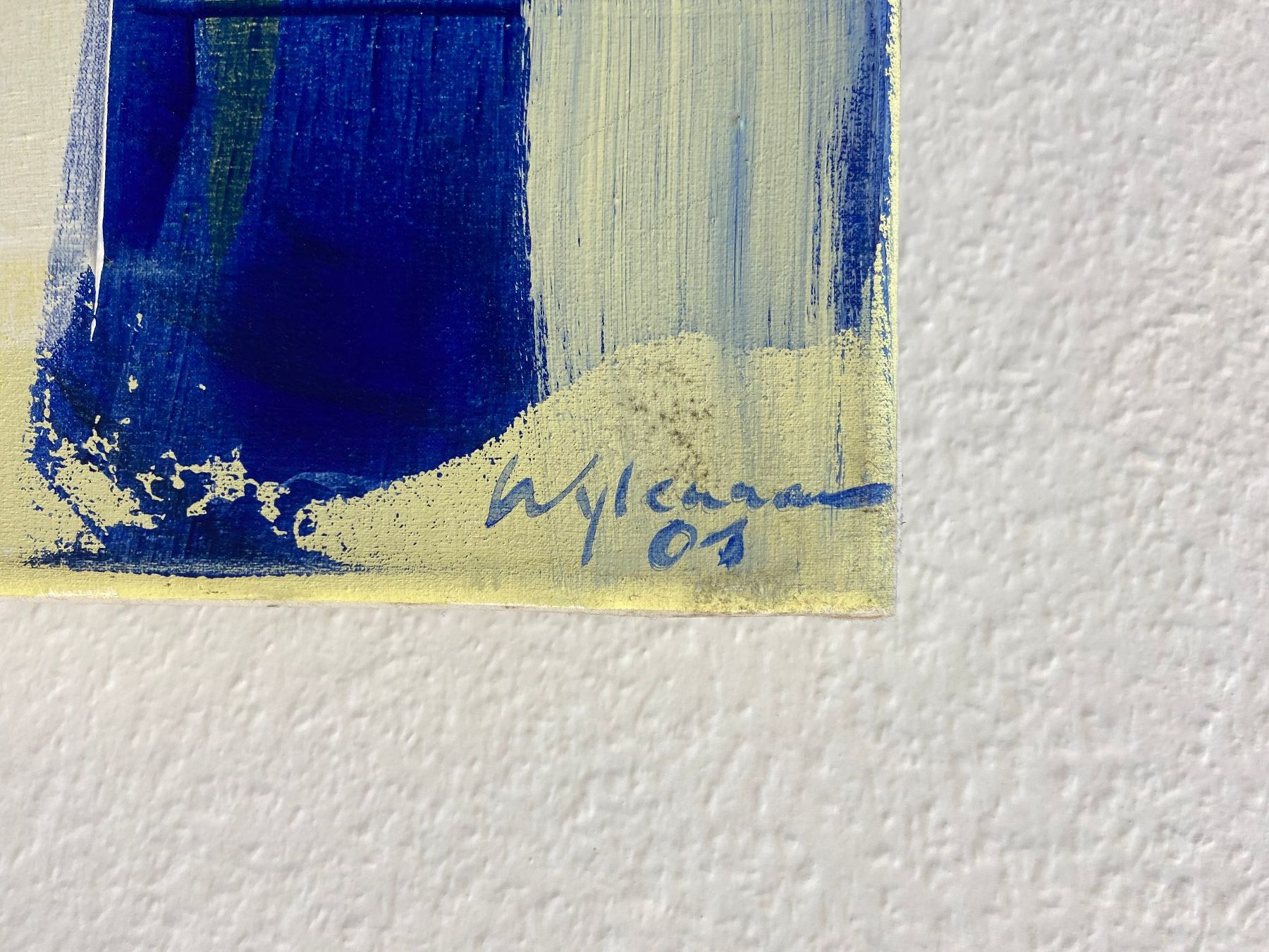 Poster & Bilder: Bild (Blau mit Gelb) – Gebraucht aus Schötz von Willibandi 8