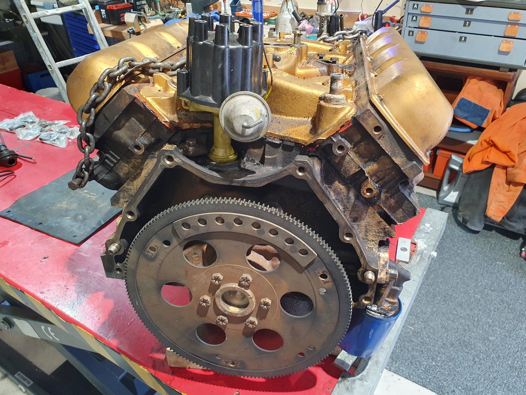 Oldsmobile Motori: Oldsmobile 350 Rocket Motor – Usato da Galgenen venduto da Bepfister 3