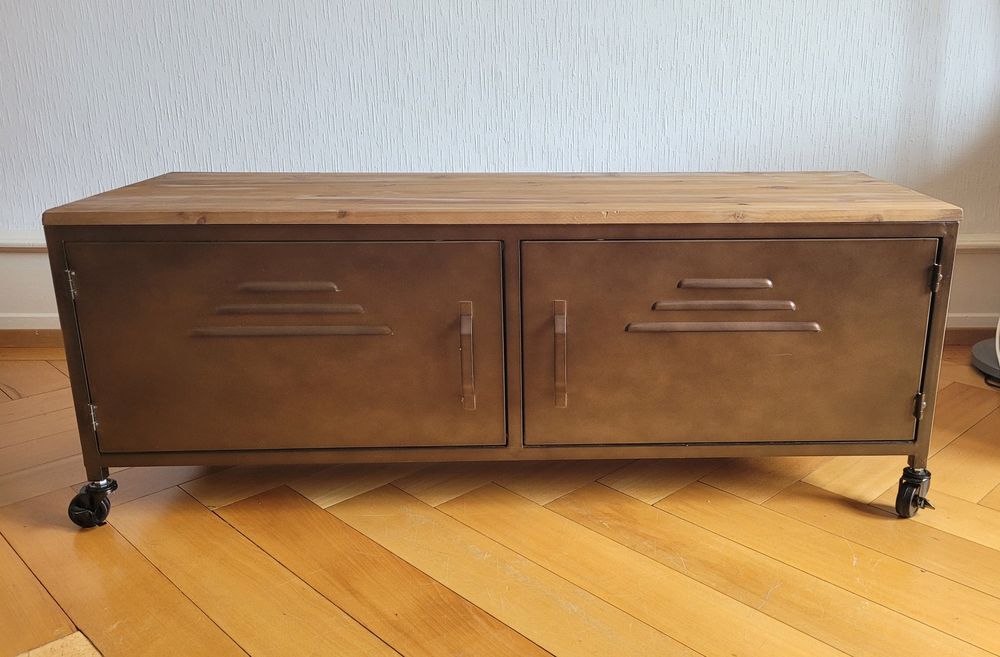 Meuble TV Wayne Maisons du Monde bois et métal Kaufen auf Ricardo