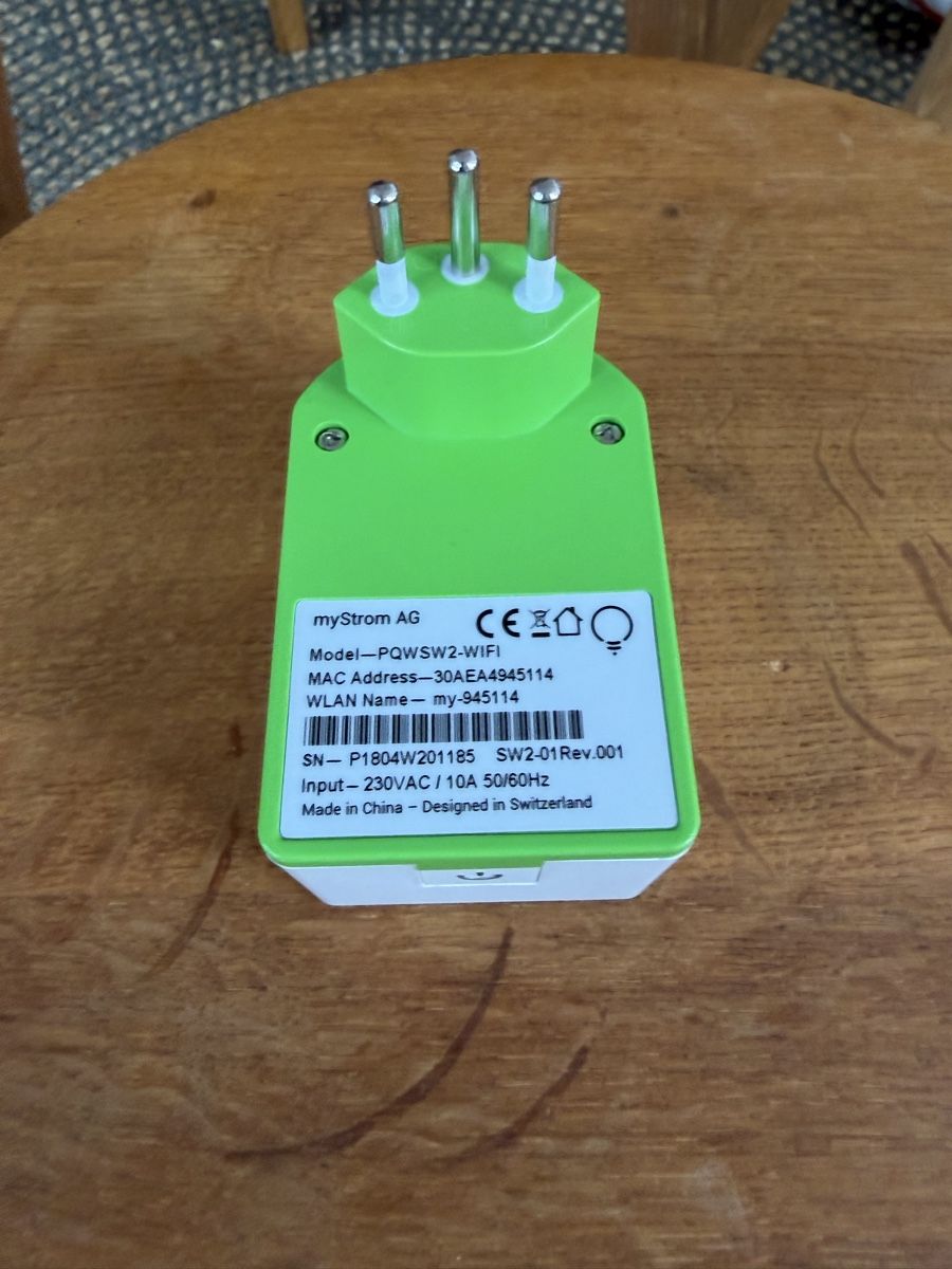 myStrom Fiches d'alim.: MyStrom WIFI Switch – D'occasion à Richterswil par jan_b2vx 1