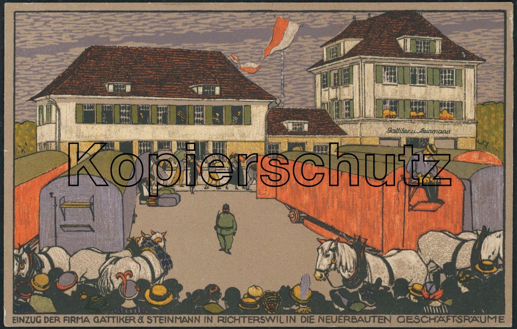 Cartoline postali: ZH Richterswil - Litho – Usato da Schindellegi venduto da dolpitz