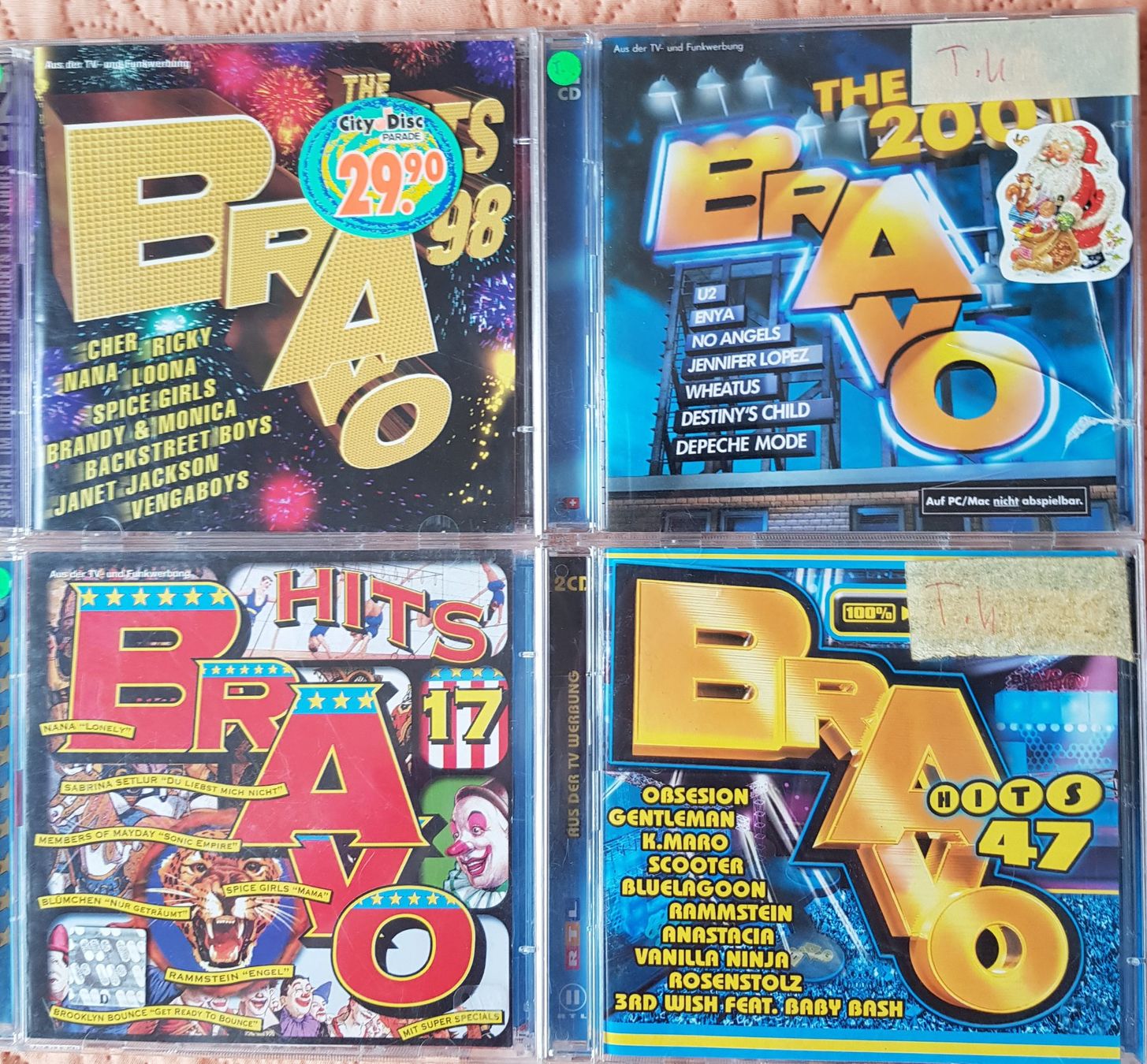 CDs: 4 BRAVO HITS Diverse CDs – Gebraucht aus Thun von Shame