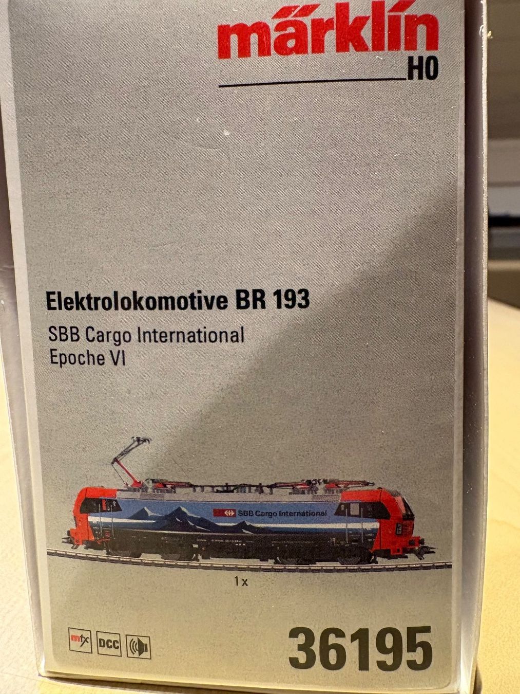 Märklin Modellini di ferrovie: Maerklin 36195 BR193 CFF  Neuve – Nuovo e nell'imballaggio originale da Corcelles Payerne venduto da Pierre66 1