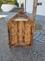 Holz Regal Eckregal rustikal handgemacht guter Zustand 