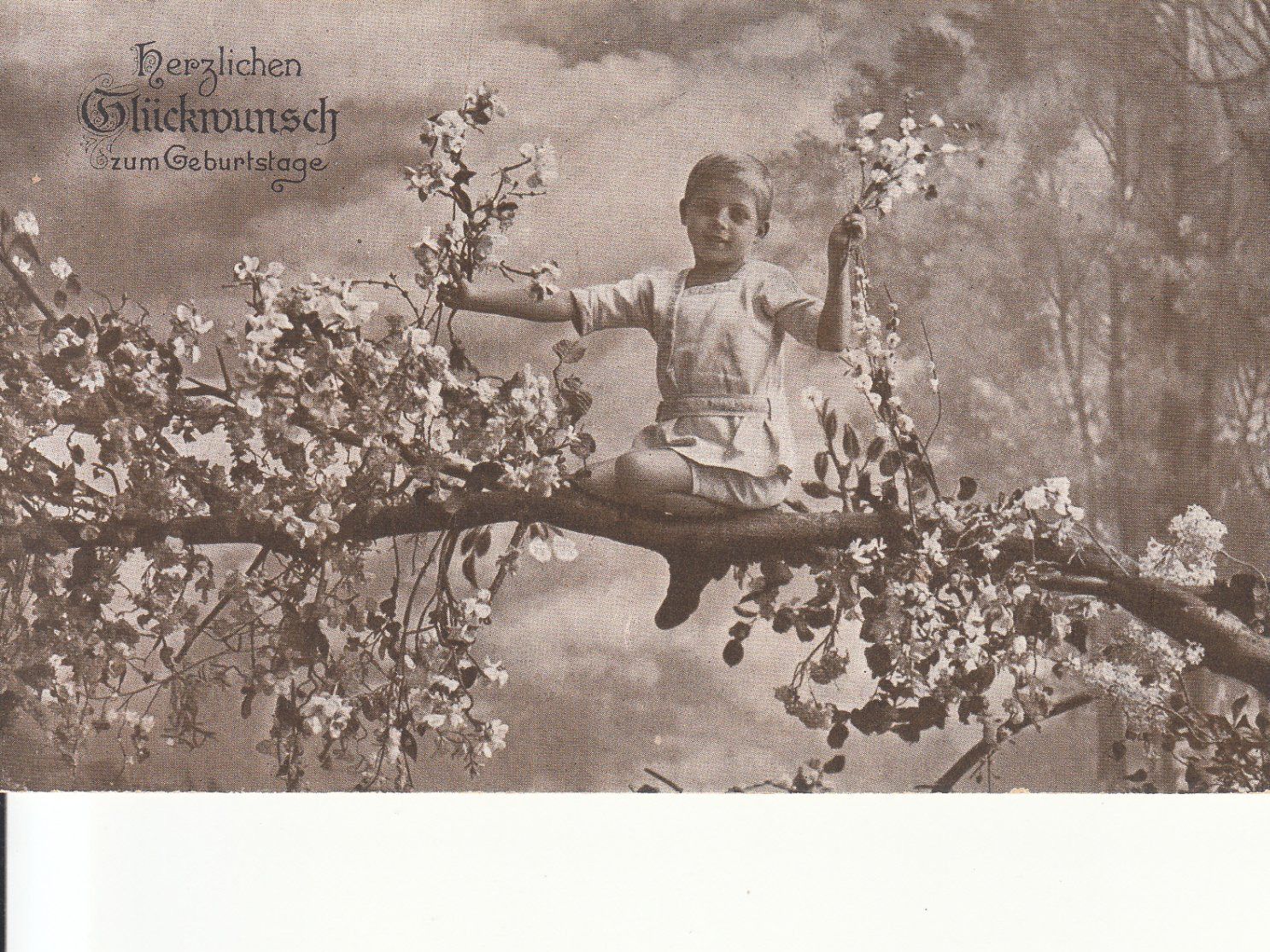 Cartoline postali: Motivkarte Geburtstag 1925 – Usato da Bürglen TG venduto da StampGraf