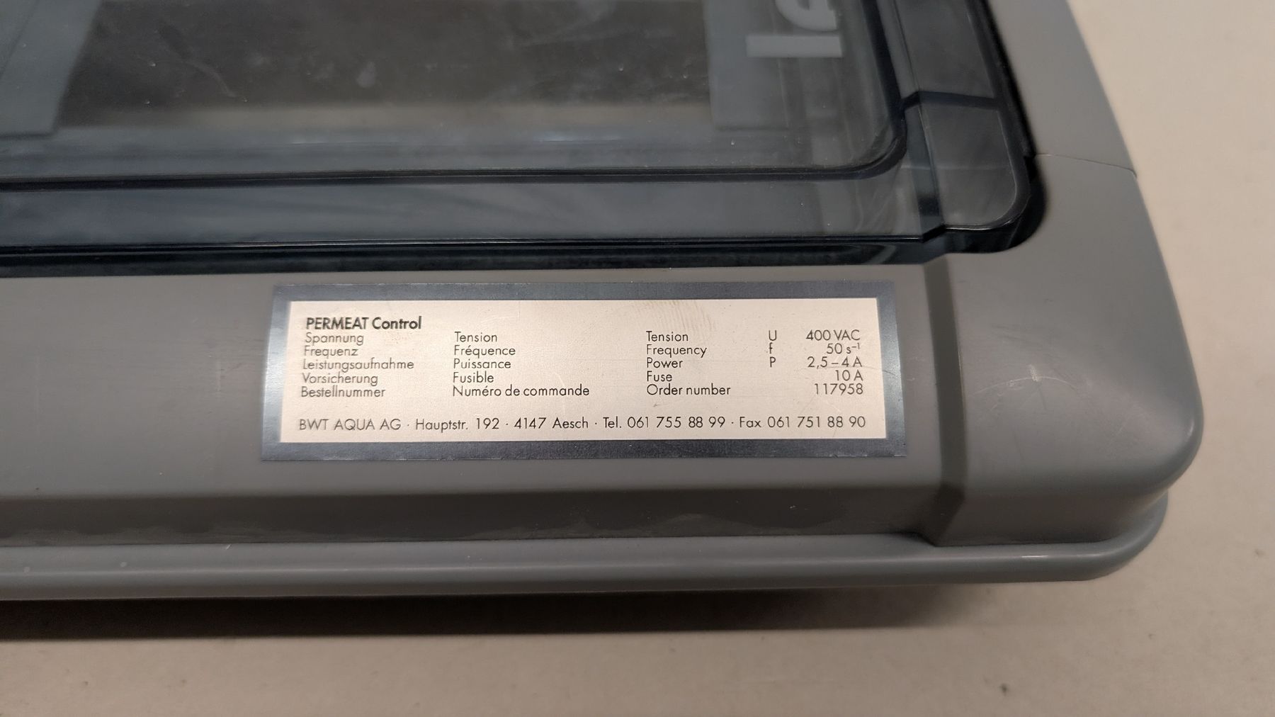 Sistema di controllo: Pumpensteuerung – Usato da Volketswil venduto da mar_c5pv 2