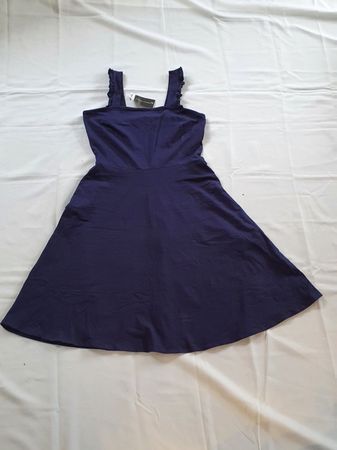 blaues sommerliches Kleid 40