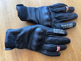 Motorradhandschuhe Harley-Davidson Leder schwarz Grösse XL