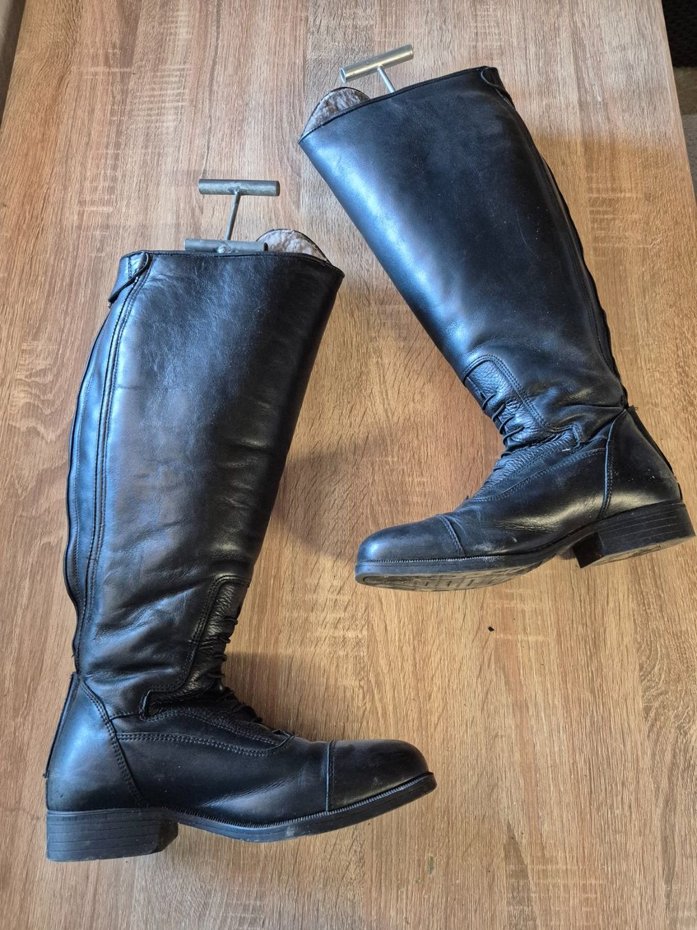 Scarpe da donna: Reitstiefel Leder mit Lammfell Innenfutter 38 geweitet – Usato da Meggen venduto da Orrinka20 1