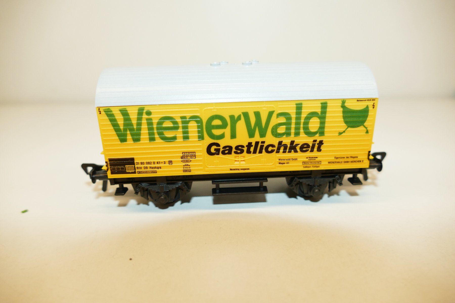 Fleischmann Modellini di ferrovie: Fleischmann H0: DB Güterwagen Wienerwald – Nuovo e nell'imballaggio originale da Niederhasli venduto da rail-duerst 1
