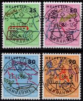 Pro Juventute 1988 Serie mit ET-Voll - Tagesstempel BERN