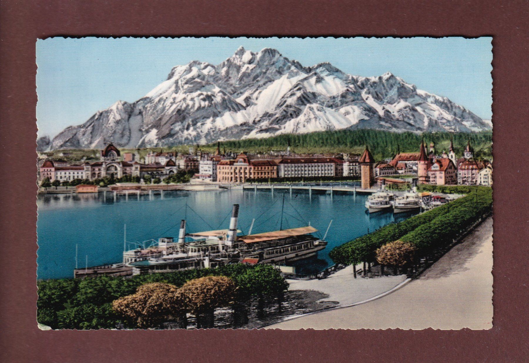 Cartoline postali: LUZERN und Pilatus – Usato da Pully venduto da nicecards