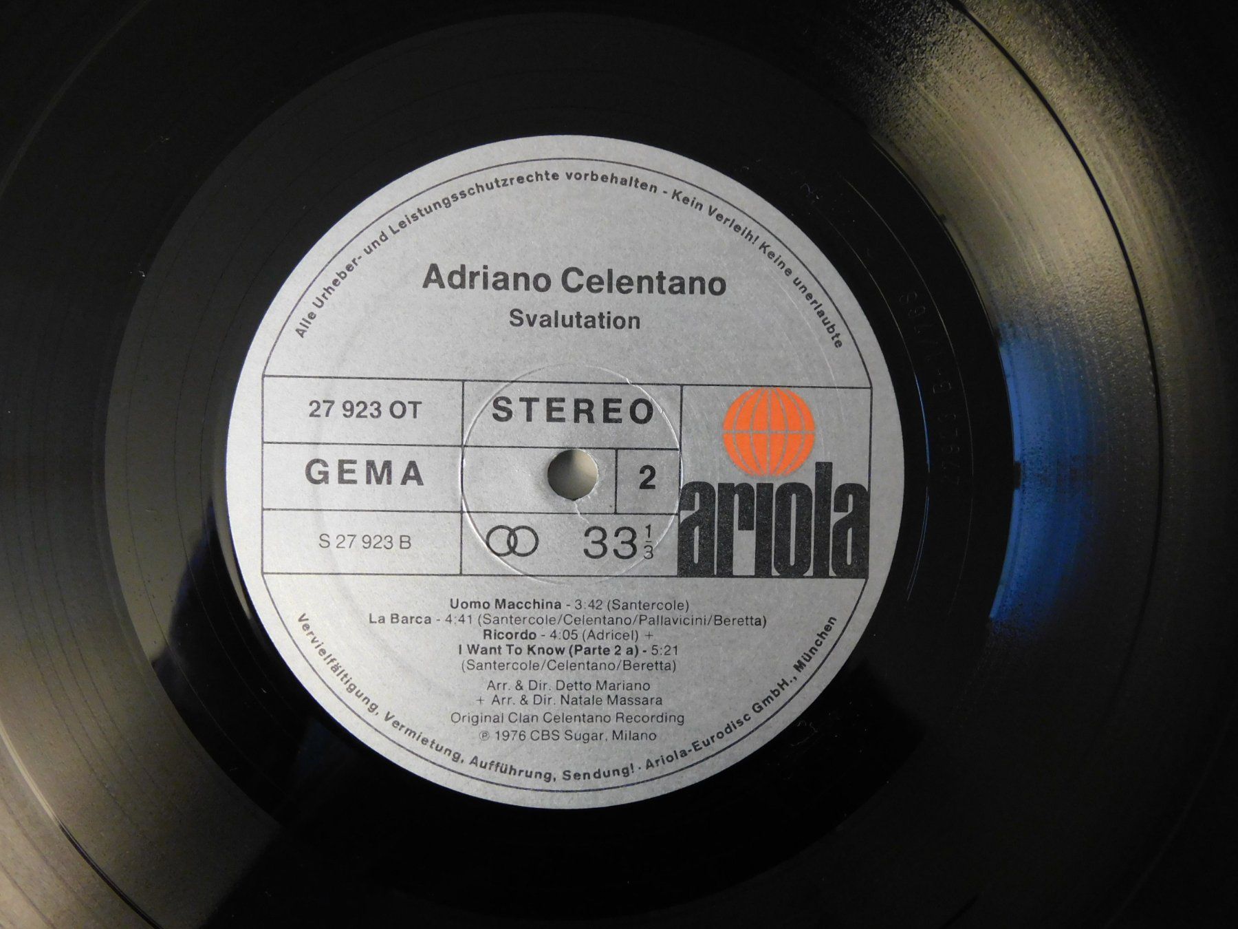 Dischi in vinile: Adriano Celentano ‎– Svalutation – Usato da Emmenbrücke venduto da Dickens 2