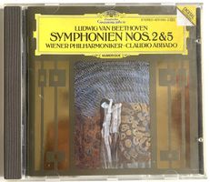 BEETHOVEN Symphonien No. 2+5 - Wiener Philharmoniker ABBADO