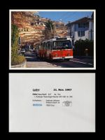 Lutry Lausanne Lavaux Trolleybus FBW Hess 91T Foto Druck A5