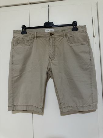 Pierre One Sommerhose Baumwolle, beige Gr 34