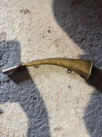 Jagdhorn Messing mit Gravur Rüfli & Vounet Payerne