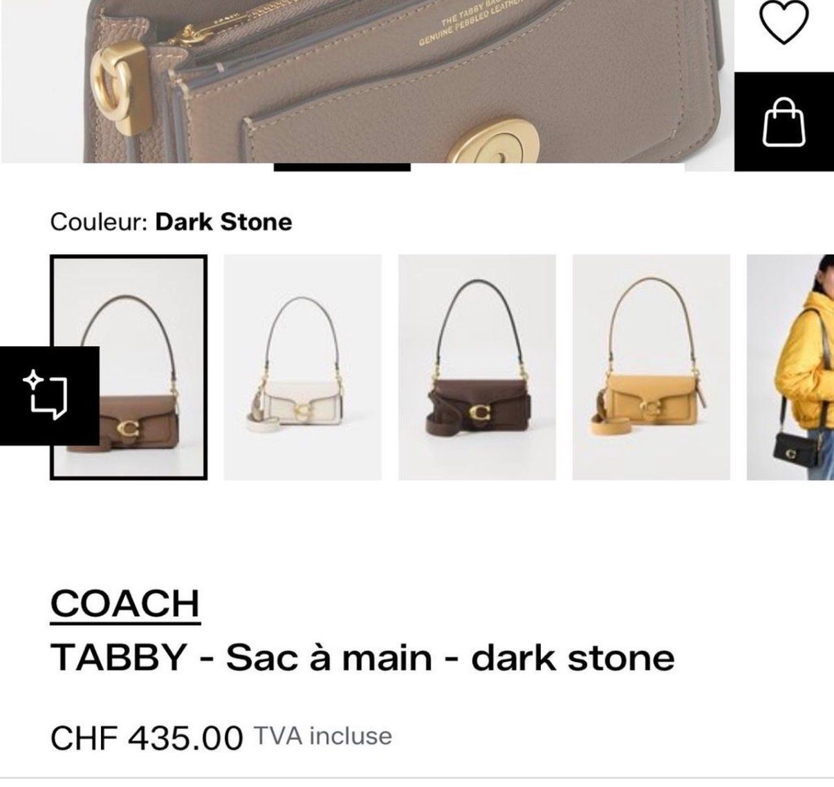 Borse da donna: Sac à main Coach tabac en cuir grainé – Usato da Mont-sur-Lausanne venduto da cla_f8q7 4