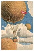 Aviatik Gordon Bennett-Wettfliegen - Off. Postkarte - 1909