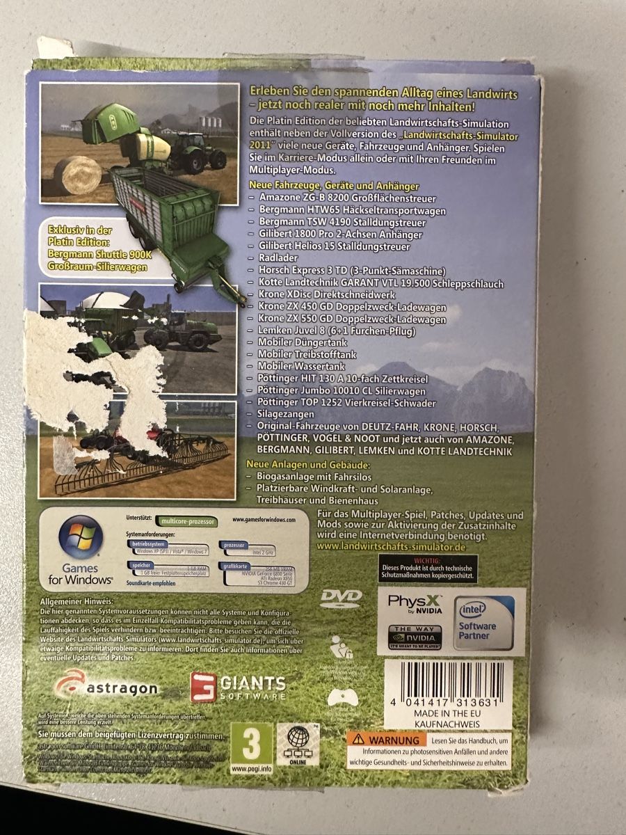 Jeux: Landwirtschaftssimulator 2011 – D'occasion à Zell LU par TinuR480 1