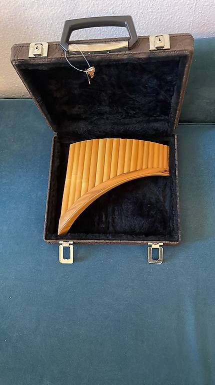 Strumenti musicali: Flûte de pan professionnelle – Nuovo e nell'imballaggio originale da Genève venduto da wolinsky
