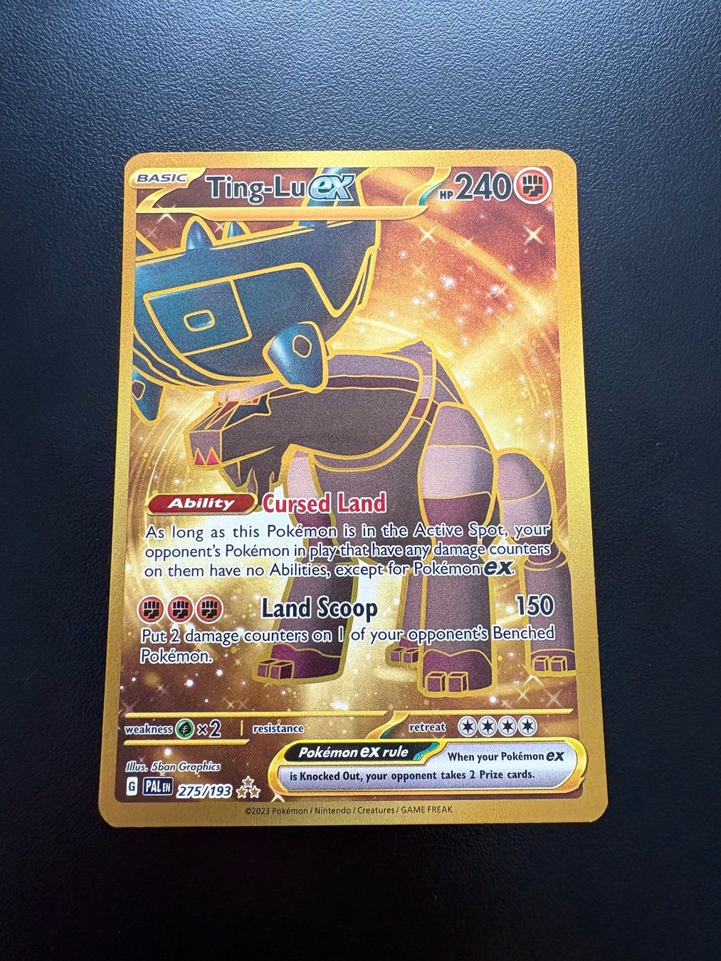 Pokémon Carte collezionabili: Pokémon Ting-Lu Ex #275 Hyper Rare – Nuovo e nell'imballaggio originale da Obfelden venduto da vivialesandra