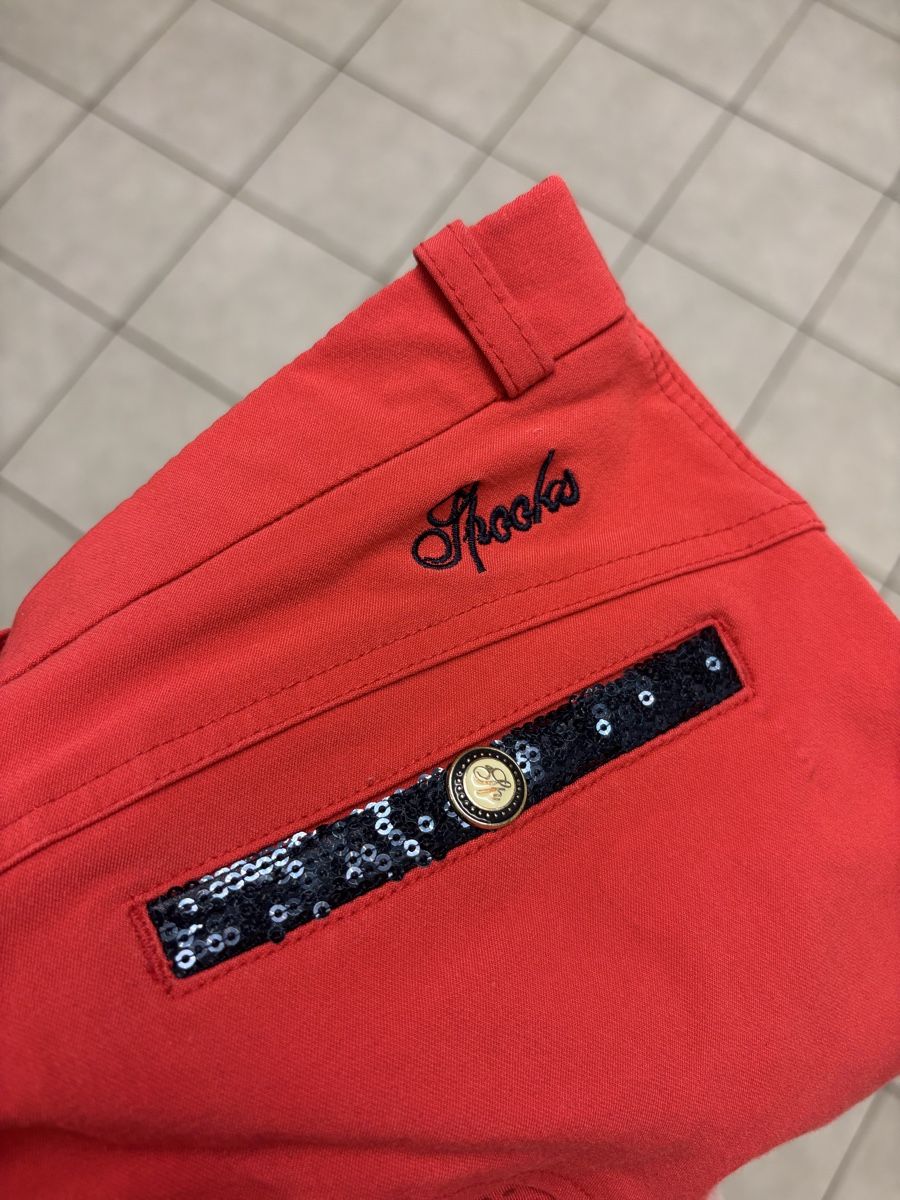 Pantaloni: Spooks Reithose, Gr. L, rot – Usato da Luzern venduto da saroet 2