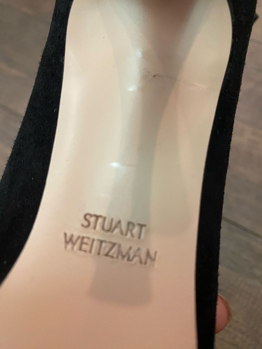 Stuart Weitzman Scarpe da donna: Stuart Weitzmann Leder Stiefelette schwarz  36  – Nuovo (secondo la descrizione) da Büron venduto da Coerner 5