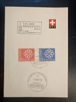 Schweiz 1960 Automobilpost Tag d. Briefmarke Bögli Satz CEPT