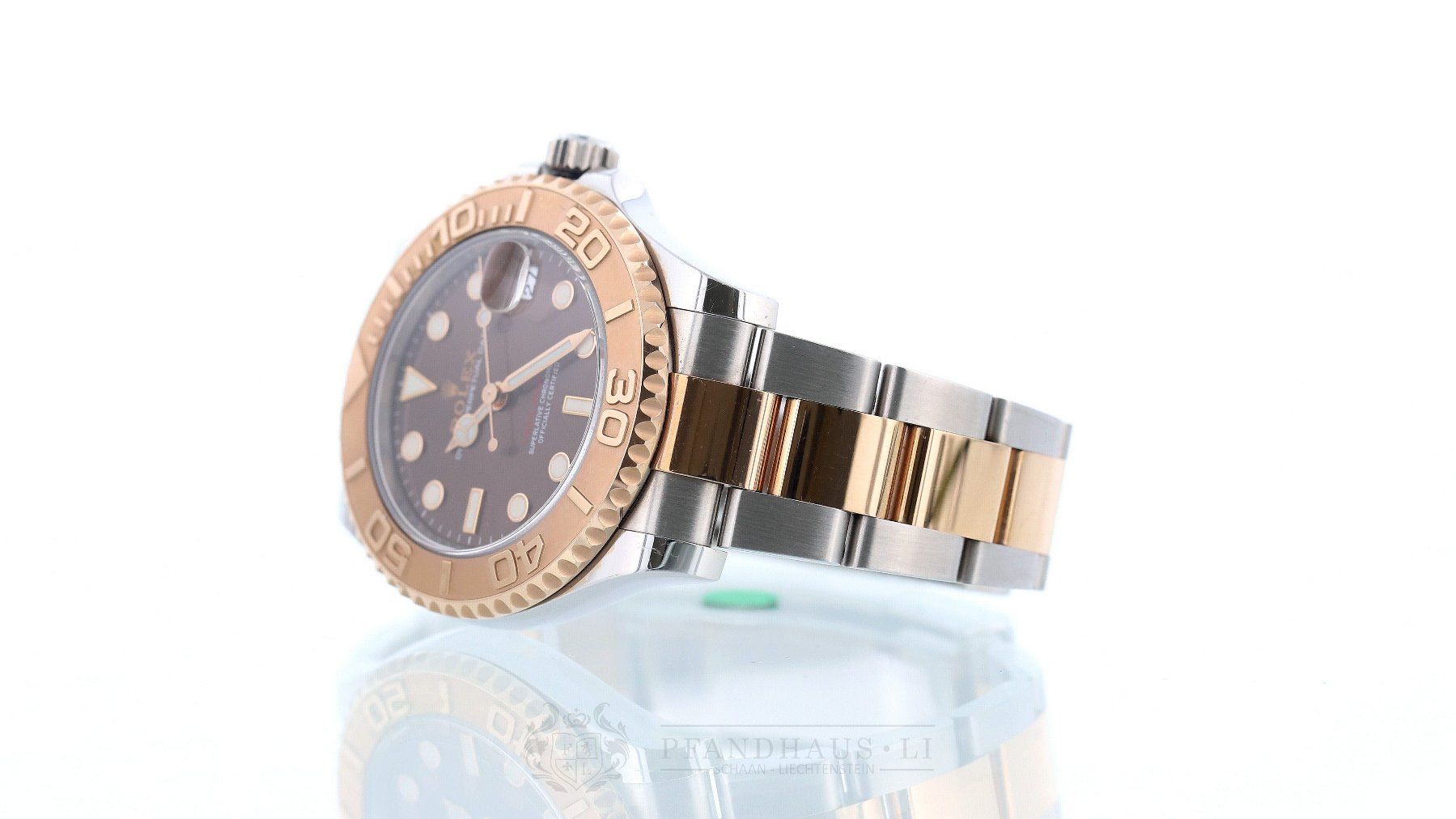 Rolex Uhren: ROLEX YACHTMASTER 37 REF. 268621 " CHOCOLATE " – Gebraucht aus Schaan von Pfandhaus-LI 2
