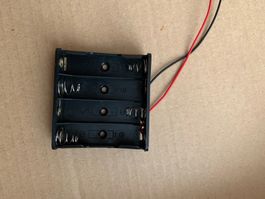 Batteriehalter für 4x AA 1,5 V Batterien