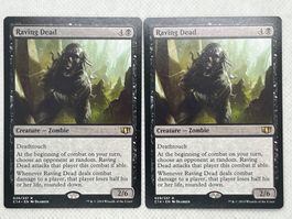 MTG Raving Dead C14 029 Englisch Rare 2x