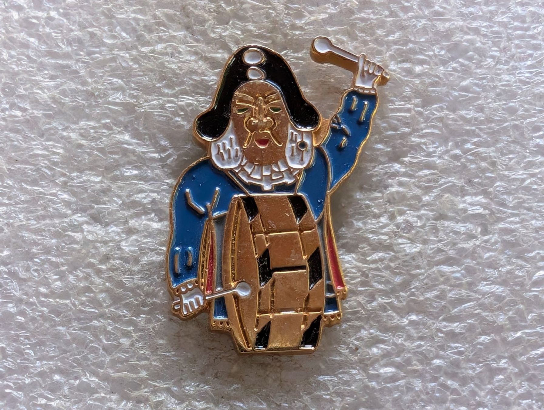 Placchette & Badge: Ansteckpin 186: Gugge – Usato da Oppligen venduto da Pin-Fall-Shop