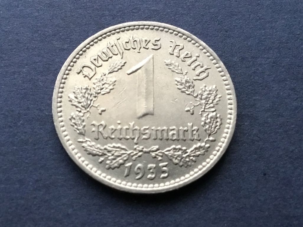 Tutti le monete: 1 Reichsmark 1935 A.   VZ ++ – Usato da St. Margrethen SG venduto da alfapeugeot10 1