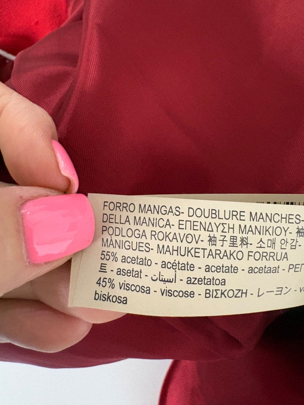 Massimo Dutti Giacche: Massimo Dutti gerader Blazer Viskose rot 34 – Nuovo (secondo la descrizione) da Regensdorf venduto da secondchancefashion 6