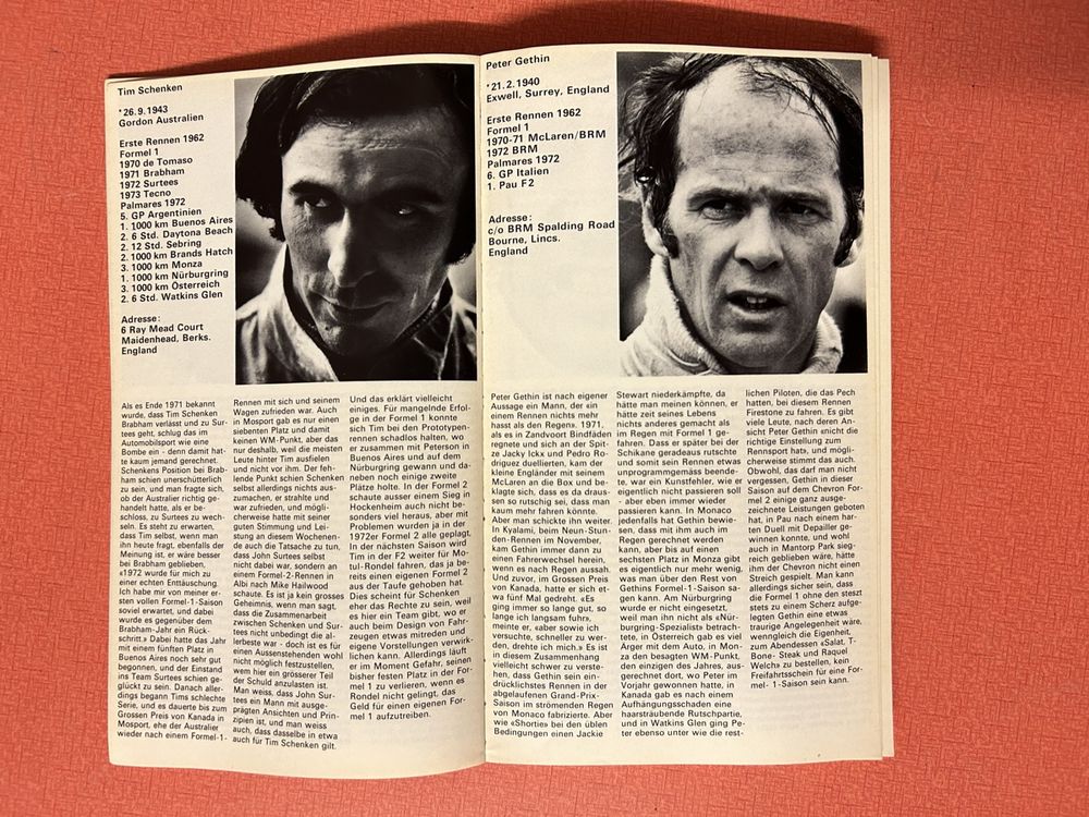 Bücher: Grand Prix Guide 73 - Seltene Ausgabe für Sammler! – Gebraucht aus Lanzenhäusern von vic63 6