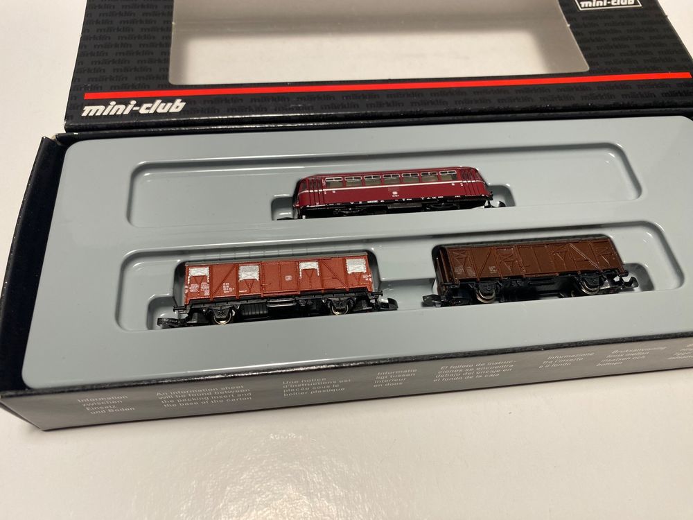Märklin 88313 Zugset Schienenbus mit Güterwagen (Gebraucht) in St ...