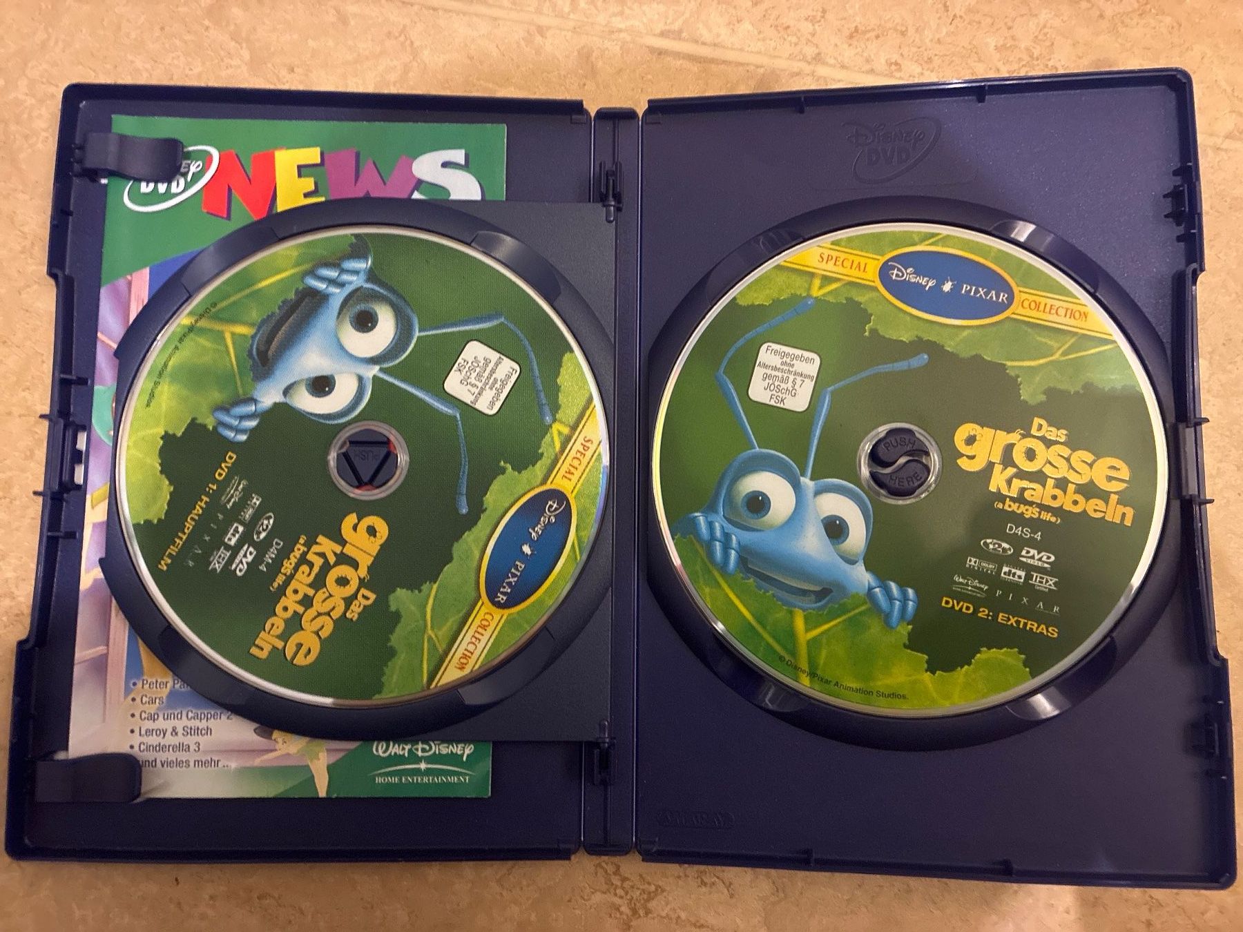 Tutti i DVDs: DVD- Das grosse Krabbeln (A Bug's Life) – Usato da Guntershausen venduto da Gloominati 2
