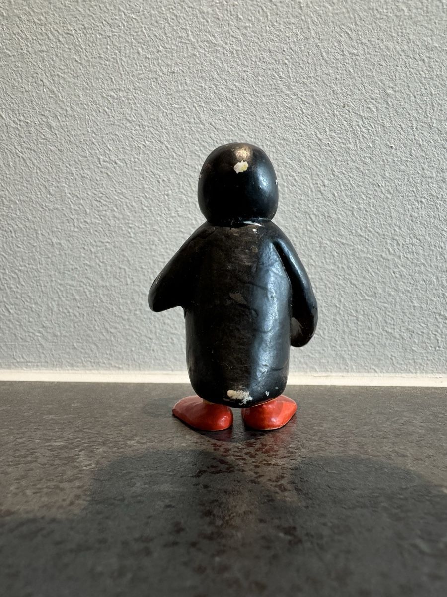 Bullyland Statuette: Pingu Figur Handbemalt EdiToy 1990 Vintage – Usato da Bassersdorf venduto da coco-loco 1